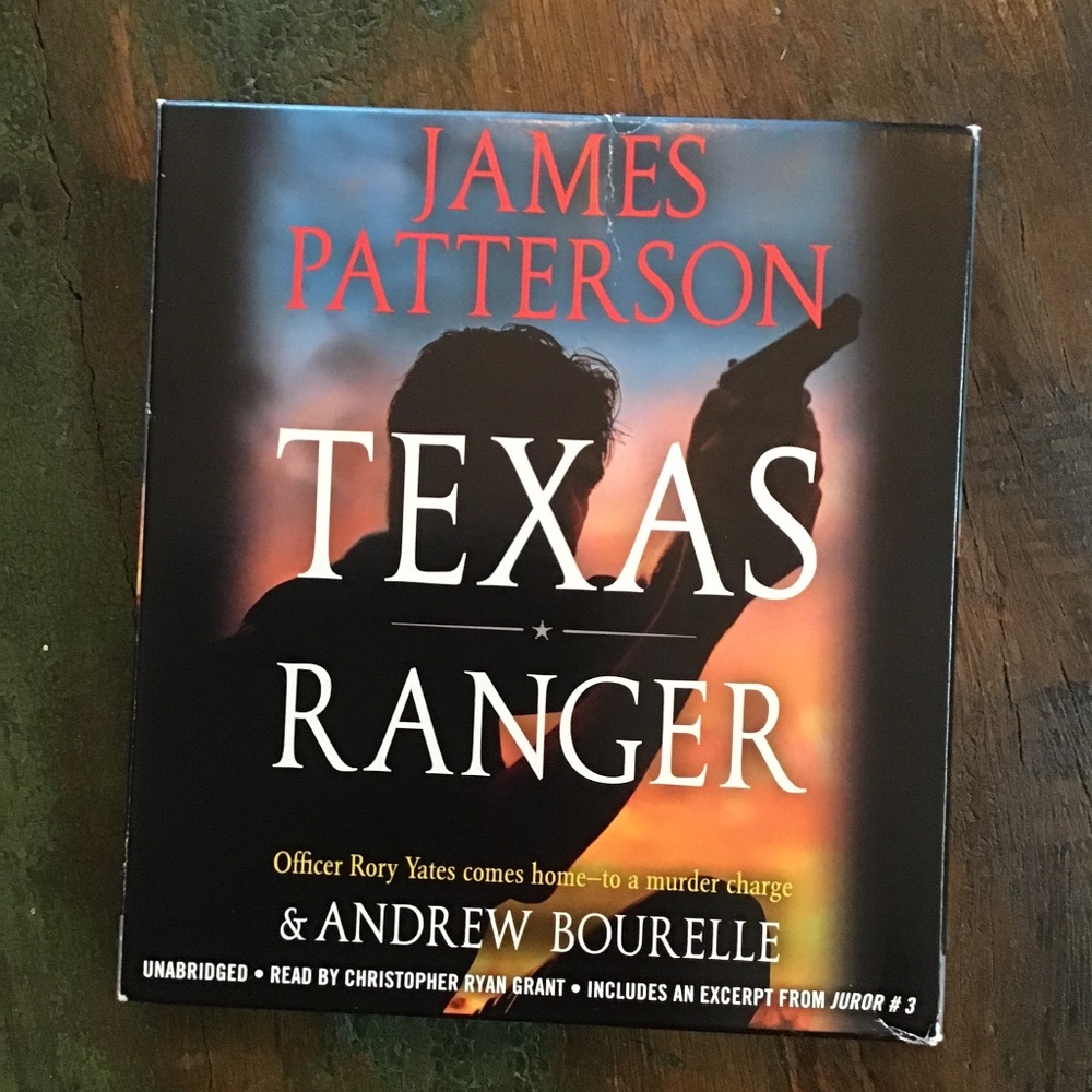 James Patterson “Texas Ranger” audio cd’s